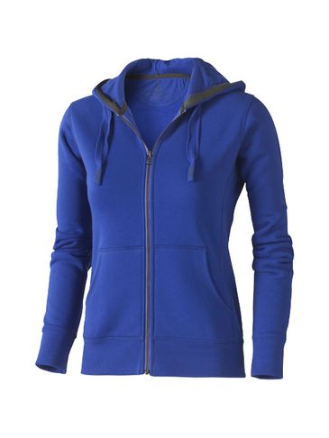 Damska rozpinana bluza z kapturem Arora, niebieski