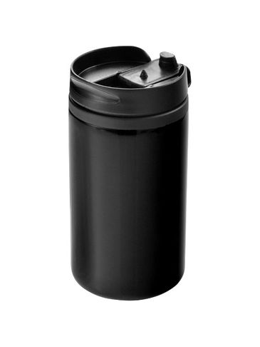 Mojave izolowany kubek o pojemności 250 ml ze stali nierdzewnej pochodzącej z recyklingu z certyfikatem RCS, czarny