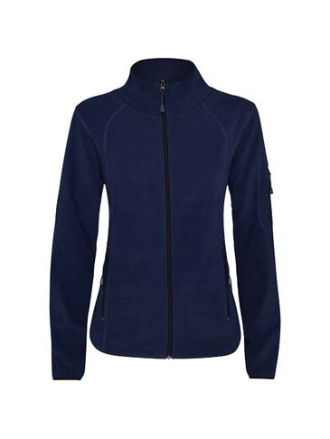 Luciane damska kurtka polarowa z zamkiem błyskawicznym na całej długości, navy blue