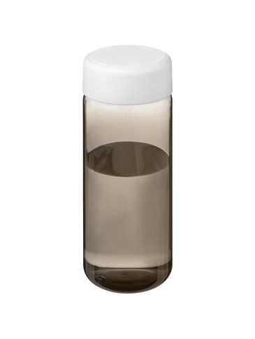Bidon H2O Active® Octave Tritan™ o pojemności 600 ml z zakrętką, ciemnografitowy / biały