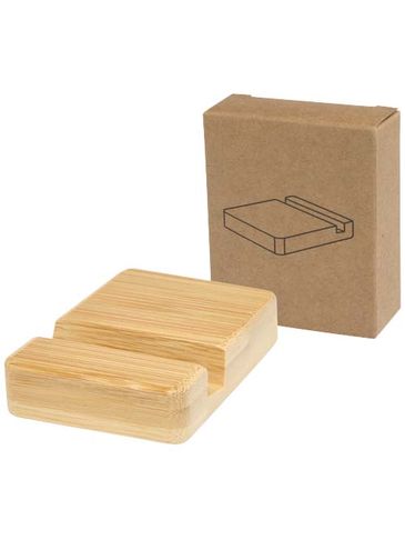 Ebla bambusowy stojak na telefon, drewno