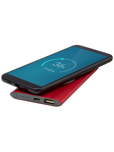 Juice bezprzewodowy powerbank 4000 mAh , czerwony