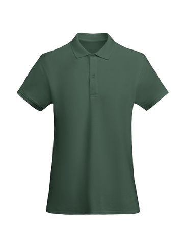 Prince polo damska z krótkim rękawem, butelkowa zieleń