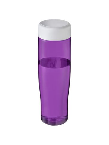 H2O Active® Tempo 700 ml screw cap water bottle, fioletowy / biały