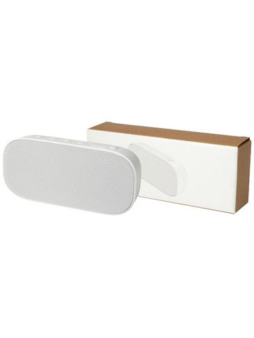 Stark 2.0 głośnik Bluetooth® IPX5 5 W z tworzyw sztucznych pochodzących z recyklingu , biały