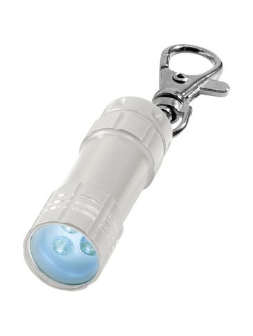 Brelok z latarką Astro, srebrny