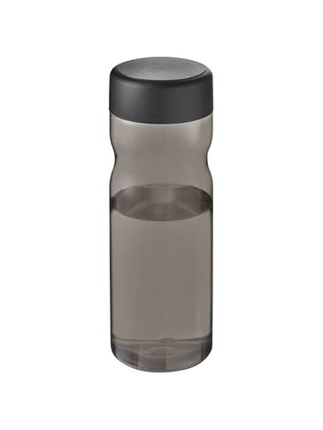 H2O Active® Base 650 ml screw cap water bottle, ciemnografitowy / czarny