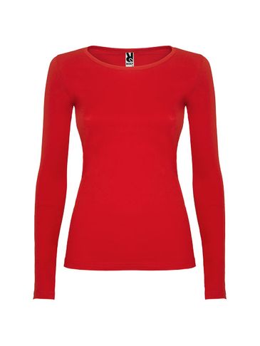 Extreme koszulka damska z długim rękawem, czerwony