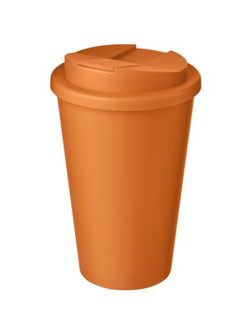 Americano® 350 ml tumbler with spill-proof lid, pomarańczowy
