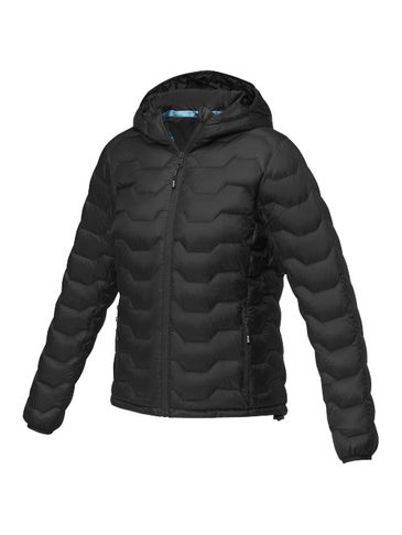 Petalite damska ocieplana kurtka z materiałów z recyklingu, z certyfikatem GRS, czarny