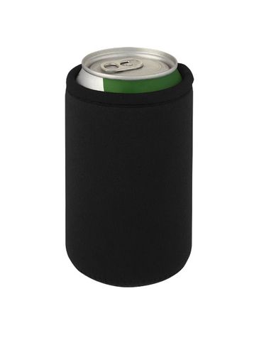 Uchwyt do puszki Vrie z neoprenu pochodzącego z recyklingu, czarny