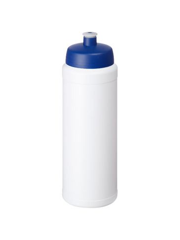 Bidon Baseline® Plus o pojemności 750 ml z wieczkiem sportowym, biały / niebieski