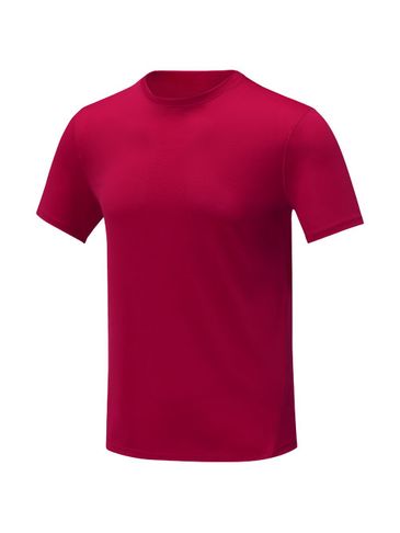 Kratos męska luźna koszulka z krótkim rękawkiem, czerwony