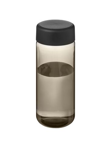 Bidon H2O Active® Octave Tritan™ o pojemności 600 ml z zakrętką, ciemnografitowy / czarny