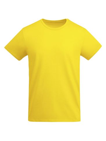 Breda koszulka męska z krótkim rękawem, żółty