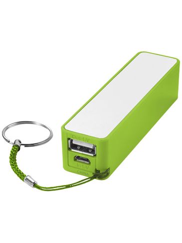 Powerbank 2000 mAh Jive, limonka / biały