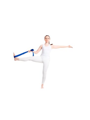 Virabha pasek do jogi RPET, niebieski