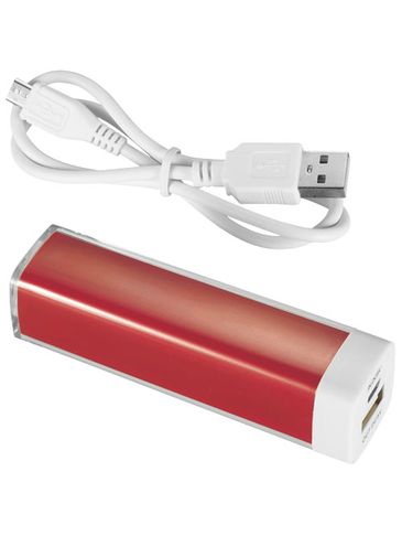 Powerbank 2200 mAh Flash, czerwony