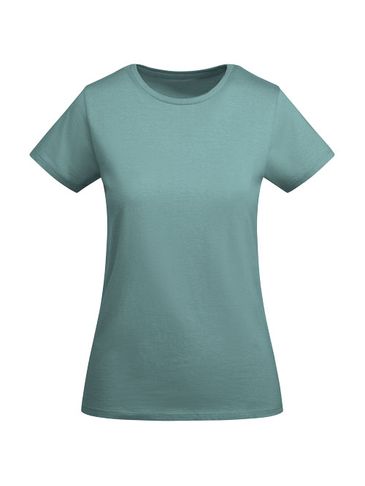 Breda koszulka damska z krótkim rękawem, dusty blue