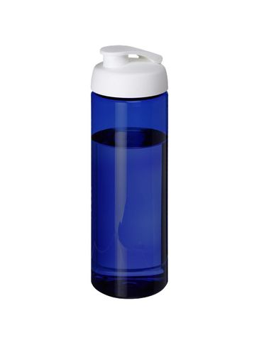H2O Active® Eco Vibe 850 ml, bidon sportowy z odchylaną pokrywką, niebieski / biały