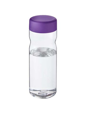 Butelka H2O Active® Eco Base 650 ml screw cap, przezroczysty / fioletowy