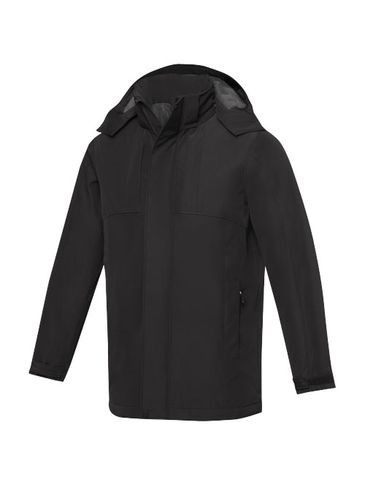 Hardy ocieplana parka męska, czarny