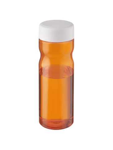 H2O Active® Base 650 ml screw cap water bottle, pomarańczowy / biały