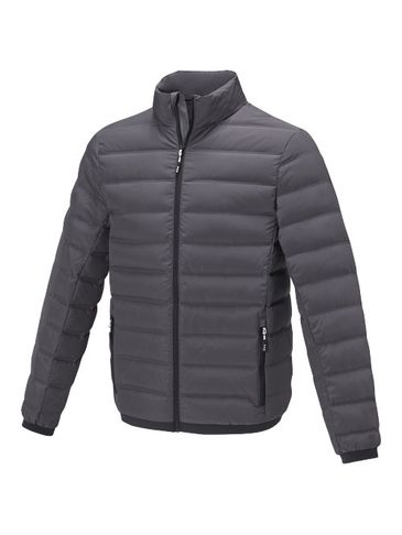 Macin męska ocieplana kurtka puchowa, szary sztormowy