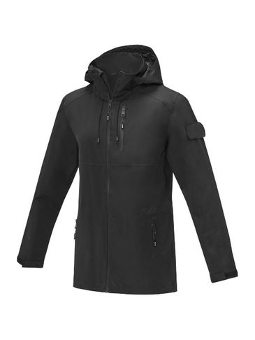 Kai lekka cyrkularna kurtka uniseks z recyklingu z certyfikatem GRS, czarny