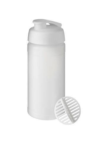 Shaker Baseline Plus o pojemności 500 ml, biały / szroniony bezbarwny