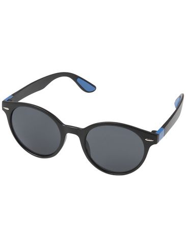 Okrągłe, modne okulary przeciwsłoneczne Steven, niebieski