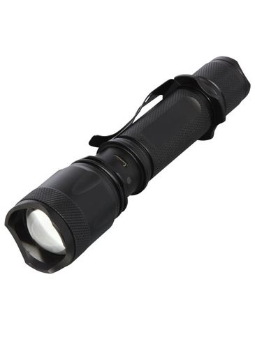 Mears Ładowalna latarka taktyczna o mocy 5W, czarny