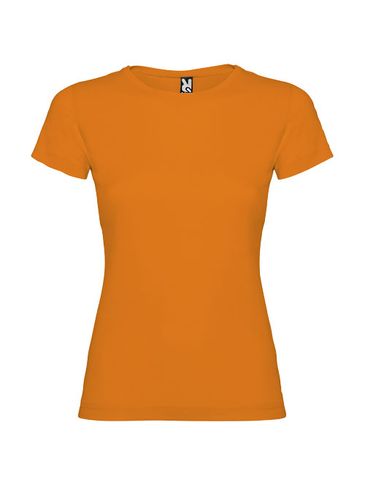 Jamaica koszulka damska z krótkim rękawem, pomarańczowy