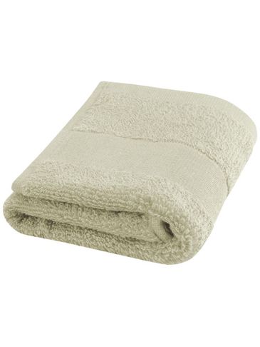 Sophia bawełniany ręcznik kąpielowy o gramaturze 450 g/m² i wymiarach 30 x 50 cm, jasnoszary