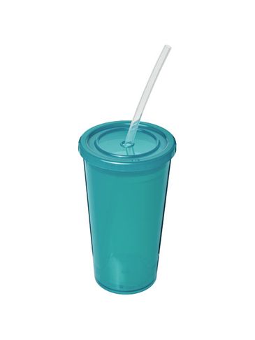 Kubek Stadium z podwójną ścianką o pojemności 350 ml, jasnoniebieski