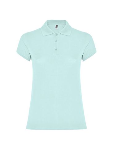 Star koszulka damska polo z krótkim rękawem, zielony miętowy