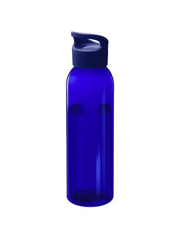Sky butelka na wodę o pojemności 650 ml z tworzyw sztucznych pochodzących z recyklingu, niebieski