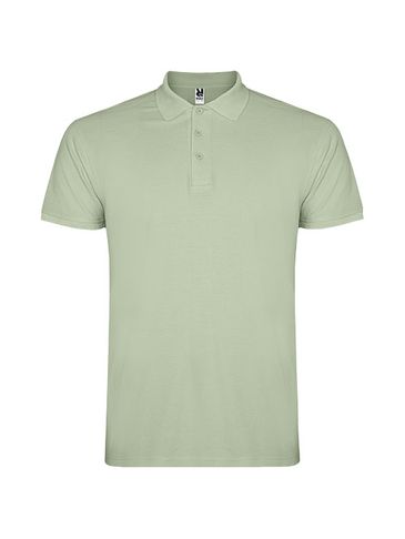 Star koszulka męska polo z krótkim rękawem, mist green