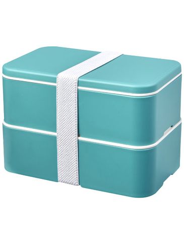 MIYO Renew dwuczęściowy lunchbox, rafowo niebieski / rafowo niebieski / biały