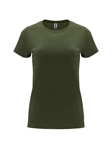 Capri koszulka damska z krótkim rękawem, venture green