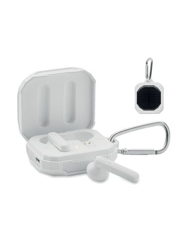 ARONOS - SłuchawkiTWS ładowane solarnie