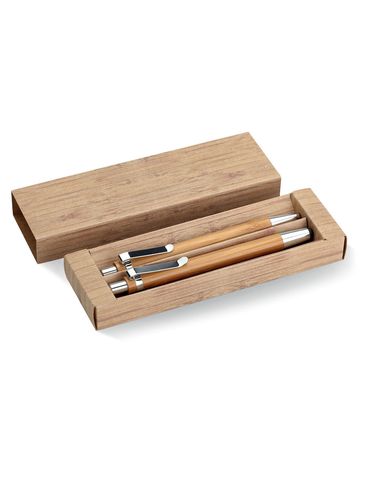 BAMBOOSET - Bambusowy zestaw długopis  i o