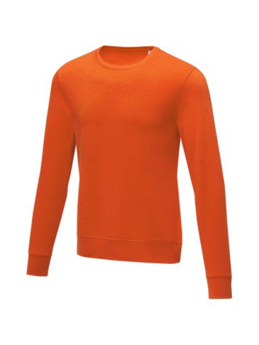Zenon męska bluza z okrągłym dekoltem , pomarańczowy