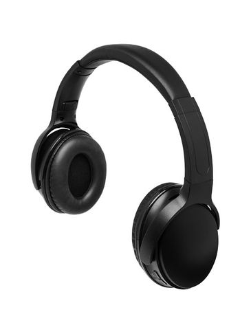 Słuchawki z rozświetlanym logo Blaze, czarny