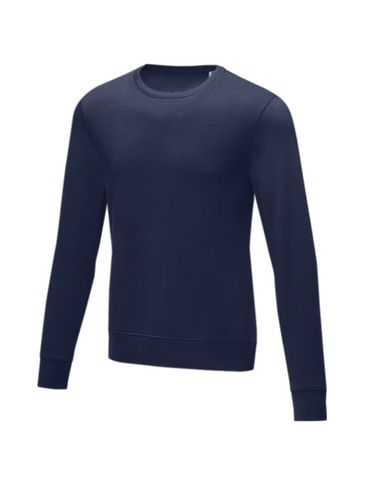 Zenon męska bluza z okrągłym dekoltem , granatowy