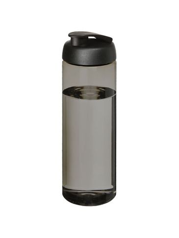 H2O Active® Eco Vibe 850 ml, bidon sportowy z odchylaną pokrywką, ciemnografitowy / czarny