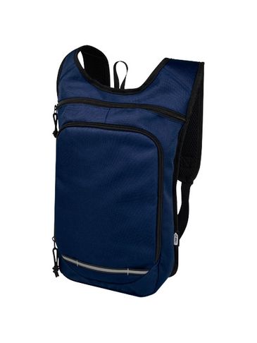 Trails plecak outdorowy, certyfikat GRS, tworzywo RPET, 6,5 l, granatowy