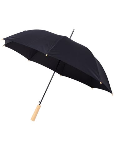 Parasol automatyczny Alina 23” wykonany z plastiku PET z recyklingu, czarny
