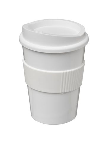 Kubek z serii Americano® Medio o pojemności 300 ml z uchwytem, biały