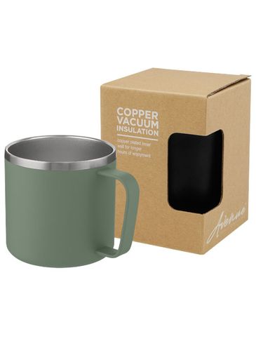Nordre 350 ml miedziany izolowany próżniowo kubek, zielony melanż
